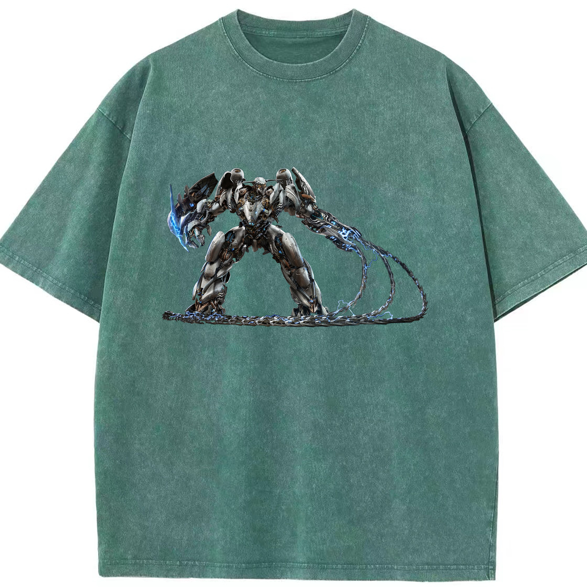 （画像用）  綿100% ヴィンテージ風 半袖Tシャツ（フロントプリント）